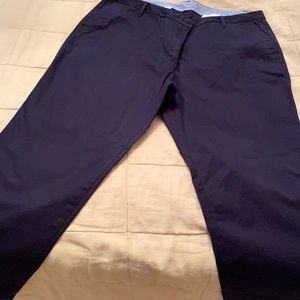 Talbots relaxed chinos, navy blue, size 18 WP.  In like new condition.